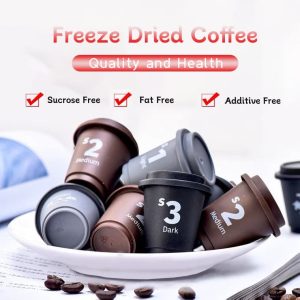 Source factory Wholesale Freeze Dried Coffee Powder Hot Sales Instant Drink Freeze Dried Coffee Powder Factory Customization
